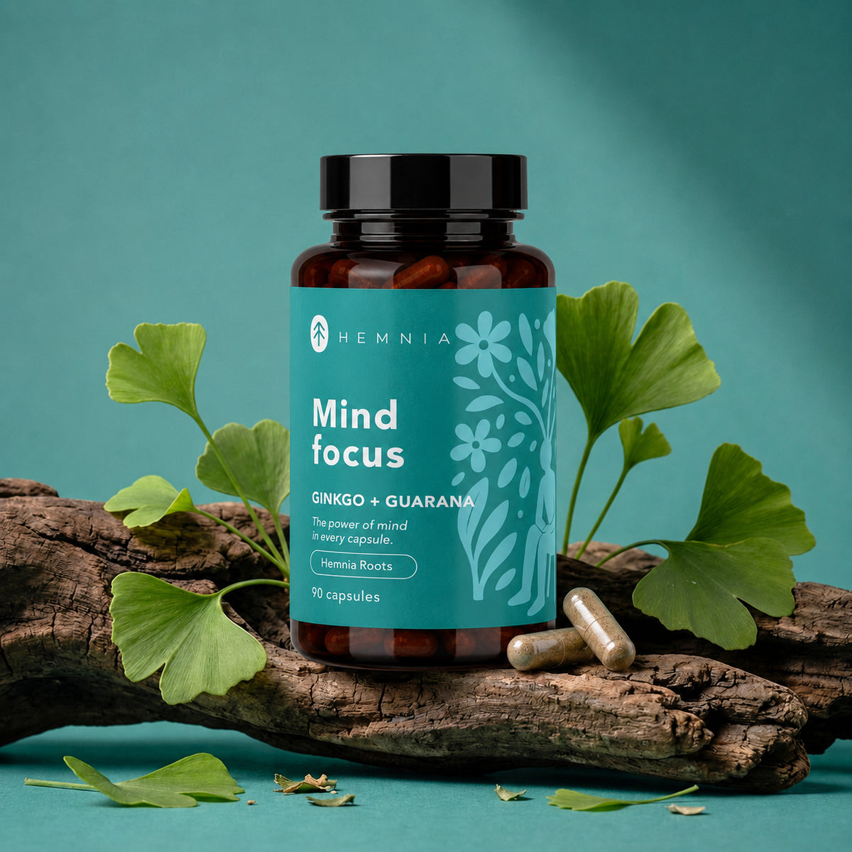 Ginkgo + Guarana 90 capsules studio.webp