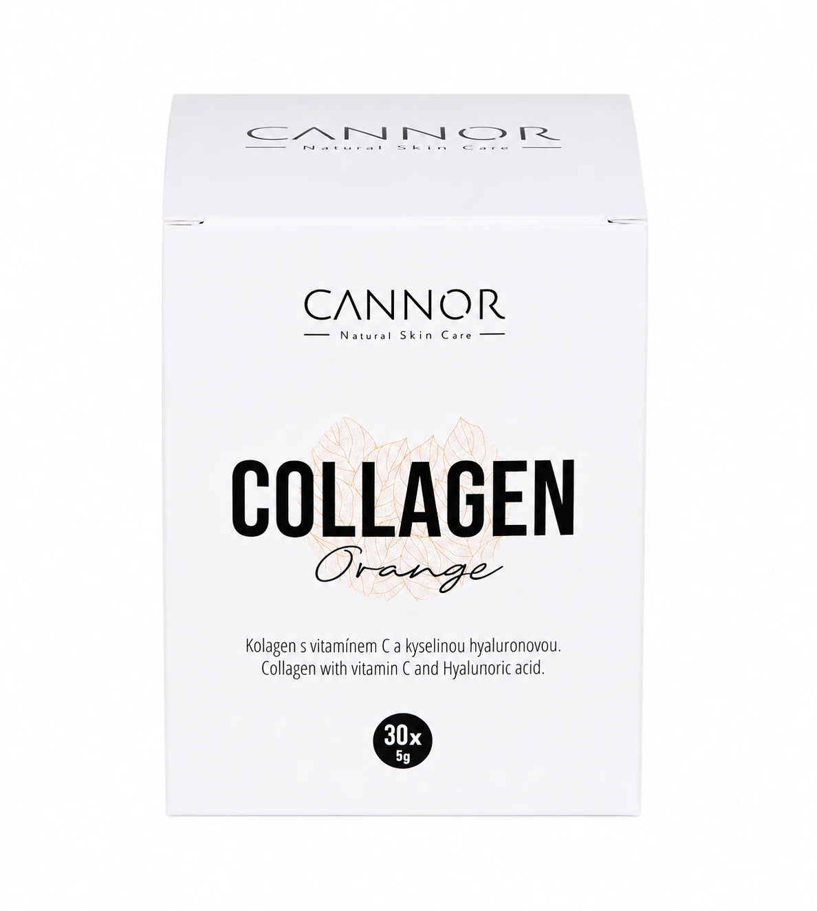 Cannor Collagen with Hyaluronic Acid, Orange, Treatment for 30 Days, 30 Sachets, 150 g
