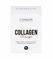 Cannor Collagen with Hyaluronic Acid, Orange, Treatment for 30 Days, 30 Sachets, 150 g